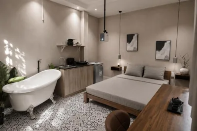 Wabi Sabi Saigon Hideout - Netflix & Bathtub District 1 – Fotos 15